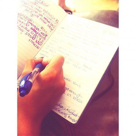 Hand Written Lyrics - Louder